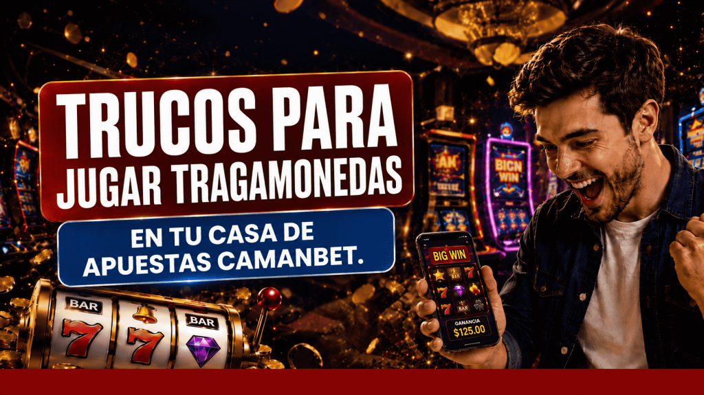 Persona jugando juegos de tragamonedas online en CamanBet desde Venezuela.