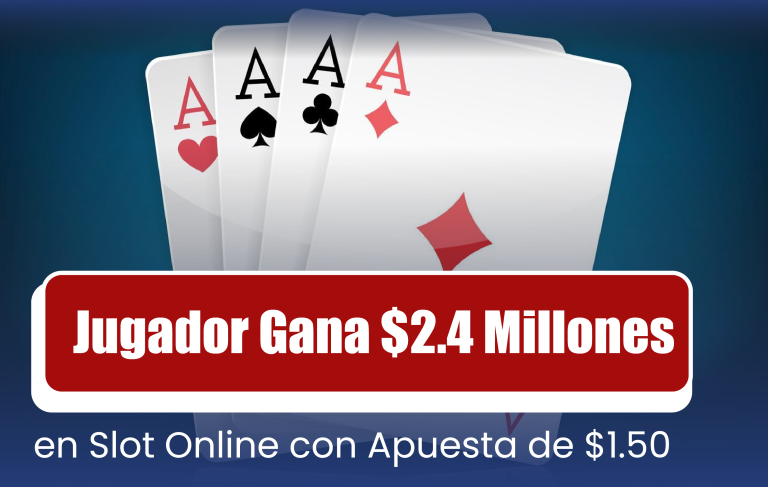 Jugador Gana $2.4 Millones en Slot Online con Apuesta de $1.50