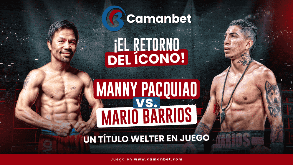 Apuestas de la próxima pelea de Manny Pacquiao​ en Camanbet con los mejores mercados y cuotas del país. ¡Ingresa y haz tus pronósticos!