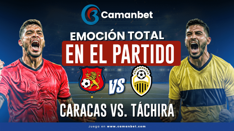 Apuestas del clásico venezolano: Caracas vs Deportivo Táchira en Camanbet. Apuesta con las mejores cuotas al torneo de clausura de Venezuela.