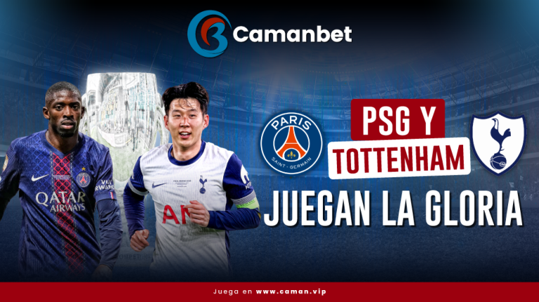 Apuestas en Camanbet del partido PSG vs Tottenham con los mejores mercados y cuotas del país. ¡Registrate en Camanbet ya!