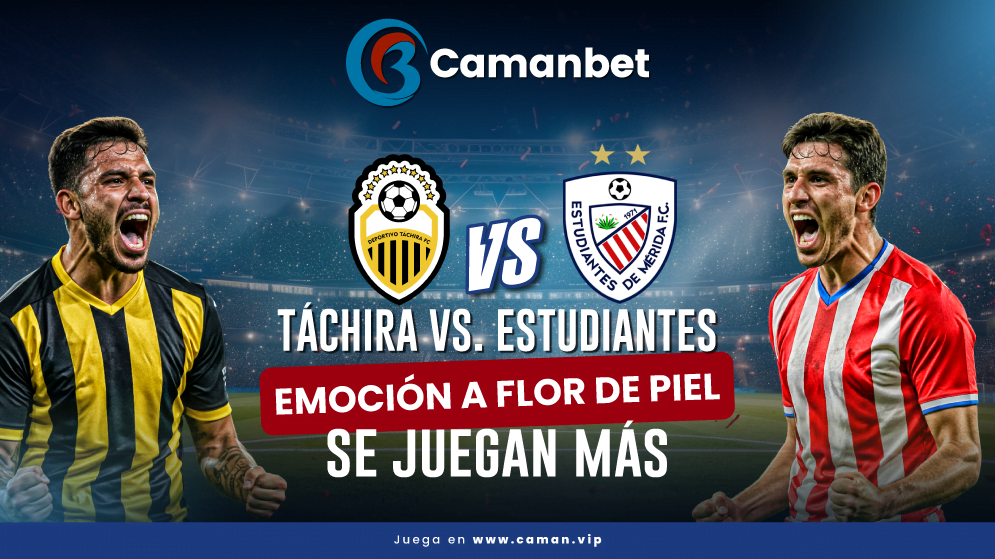Apuestas del partido Táchira vs Estudiantes de Mérida por el torneo de Clausura de venezuela con las mejores cuotas y mercados del país. ¡Registrate ya!