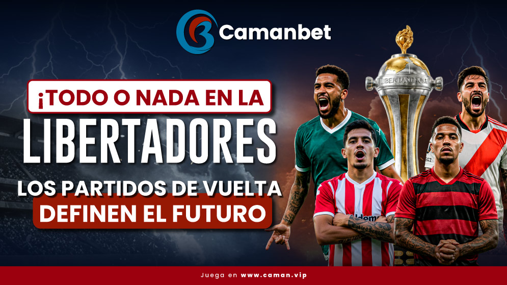 Partidos de vuelta de la Copa Libertadores en los Cuartos de final con las mejores cuotas y mercados del país. ¡Ingresa ya!