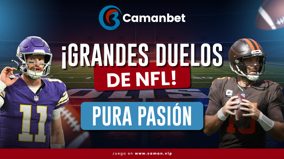 Apuestas de los próximos partidos de la NFL 2025 con las mejores cuotas y mercados del país en Camanbet. ¡Regístrate ya y apuesta!