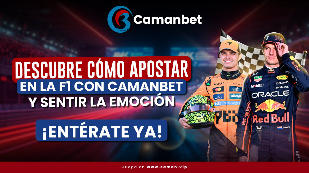 Apuestas de F1 en Camanbet con las mejores cuotas y mercados, para que ganes con tu pronóstico F1. ¡Ingresa ya!