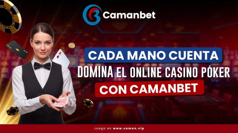 Entra a Camanbet y juega con el mejor online casino con poker, donde encontrarás las mejores mesas. ¡Regístrate ya!