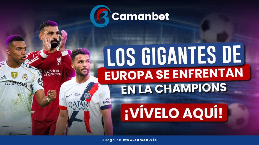 Apuestas de la UEFA Champions League, con las mejores cuotas y mercados de Venezuela en Camanbet, la mejor casa de apuestas. ¡Entra ya!