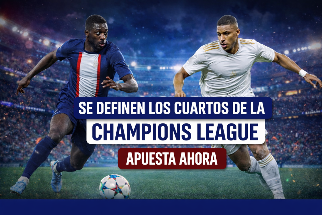 Vive los partidos de vuelta de la Champions League en CamanBet, tu casa de apuestas favorita de Venezuela.