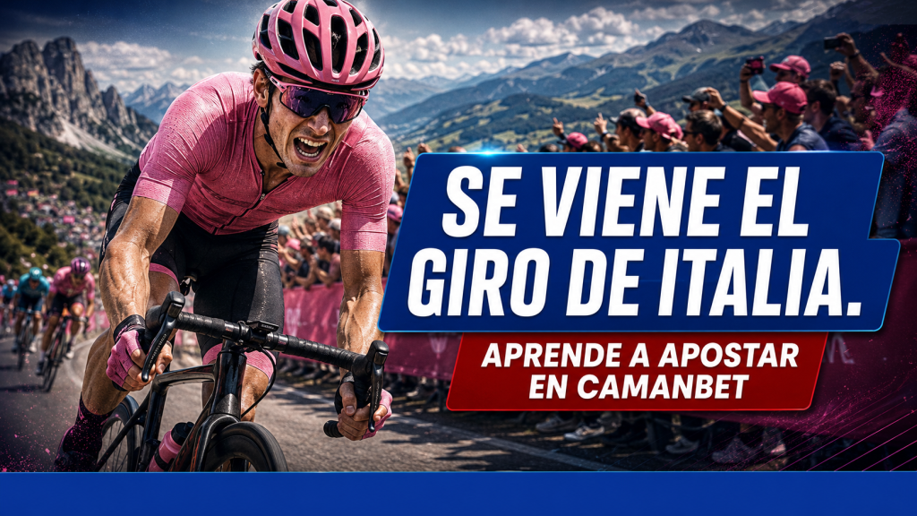 Analiza los mejores mercados de CamanBet y apuesta en el Giro de Italia 2026.
