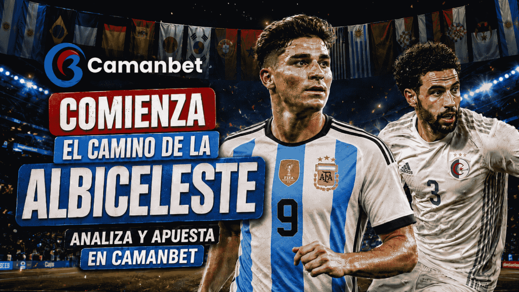 La Albiceleste se juega un partido importante en su debut de Copa. Analiza y realiza tus mejores pronósticos con Camanbet desde Venezuela.