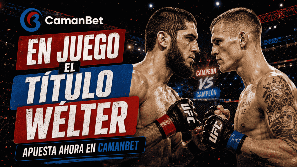 El título por el peso Welter está en juego en la UFC.