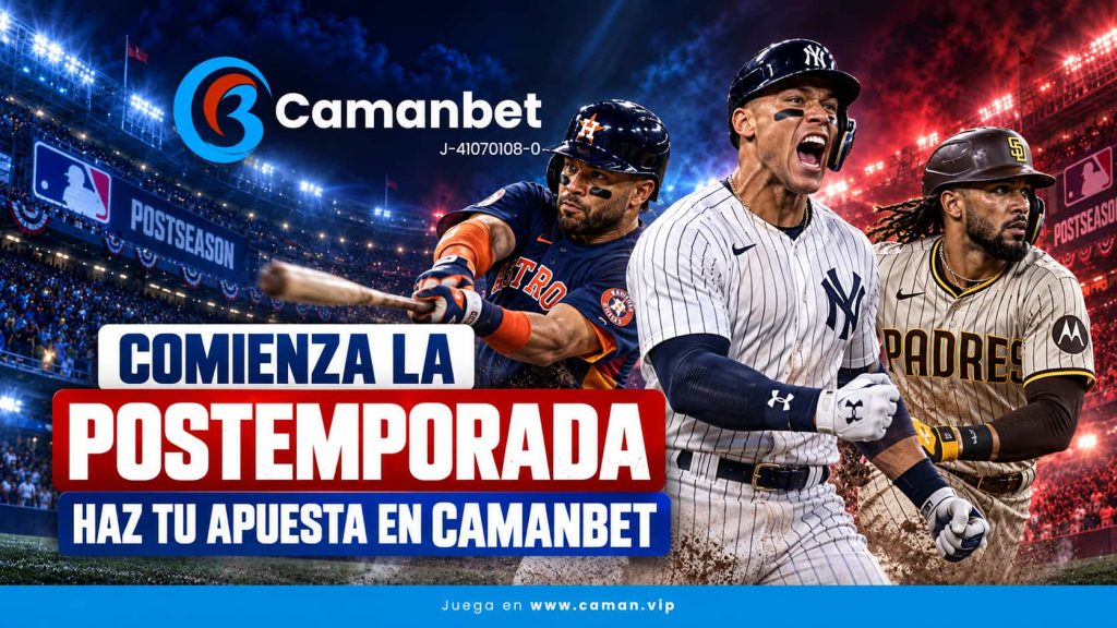 Comienza la etapa decisiva de la MLB. Haz tu apuesta en Camanbet