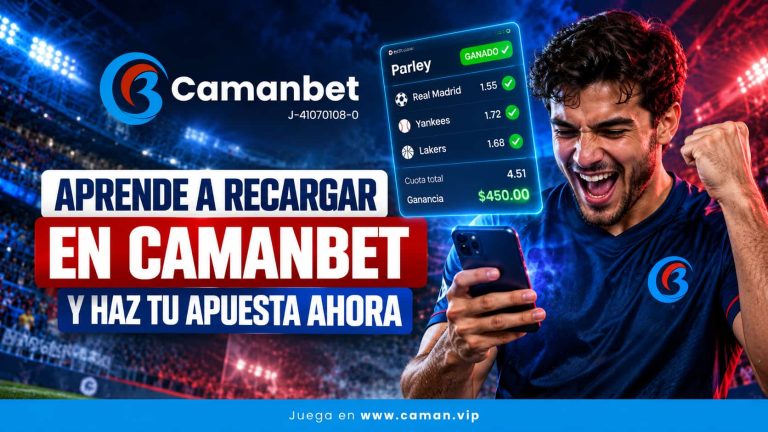 Deposita ahora en Camanbet y gana con tu casa de apuestas.