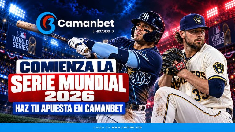 Conoce como puedes apostar en la Serie Mundial 2026 desde Camanbet.